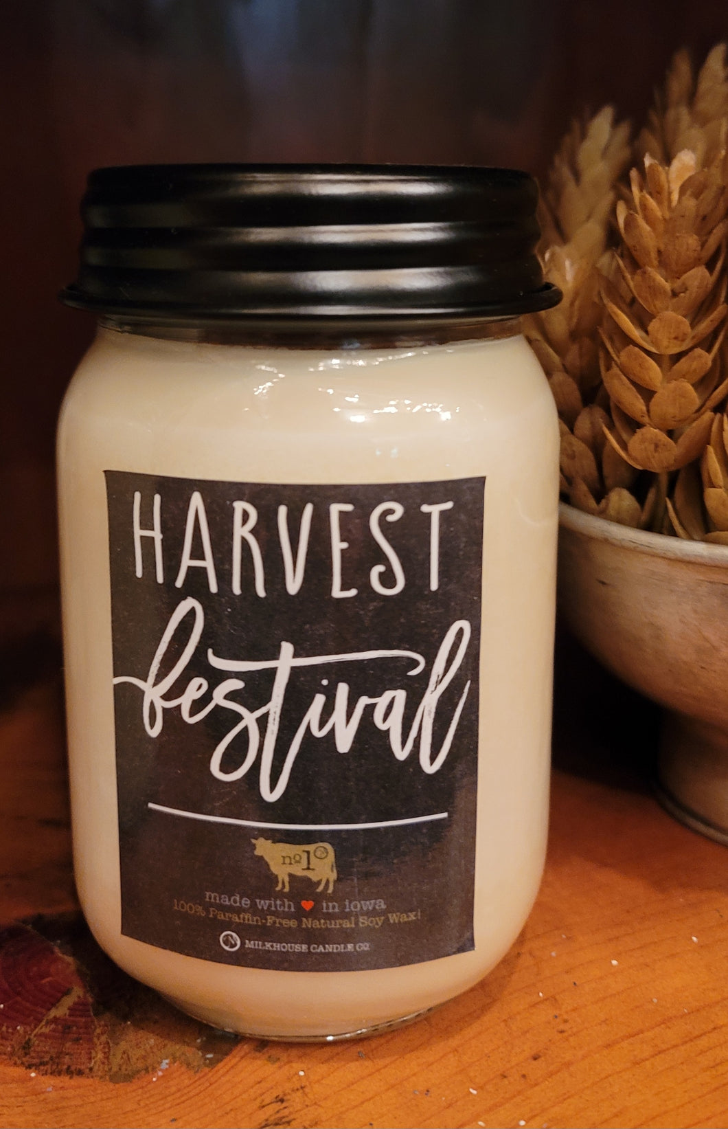 Z. Harvest festival soy candle